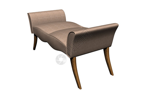 客厅的棕色木制座位躺椅家具休息沙发架子真皮椅子扶手凳子装潢背景图片