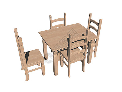 餐厅的木制桌和椅子餐桌桌子客厅粮食家具厨房背景图片