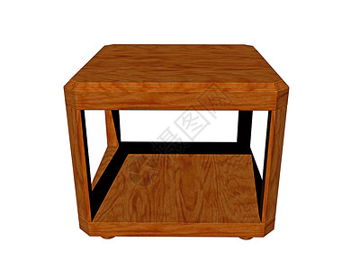 客厅的木制侧桌圆形粮食服务台家具桌子框架贮存背景图片