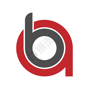A和B 标志 品牌或标签的简单设计背景图片