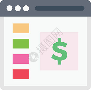 财务窗户网络商业互联网浏览器标识金融插图网站电脑背景图片
