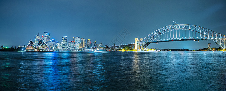 澳大利亚海港大桥悉尼是澳大利亚新南威尔士州首府背景