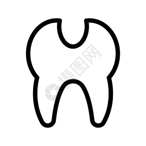 牙牙齿卫生搪瓷牙疼插图医疗健康疼痛牙科诊所药品背景图片