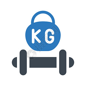 健身杠铃插图重量按钮公克测量平衡运动标签健身房背景图片