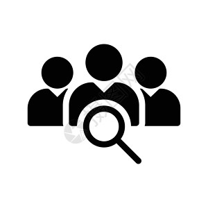 搜索顾客工作插图团队人群员工商业社会资源职业背景图片