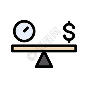 度量时间重量货币插图硬币金融保险工作成功经济背景图片