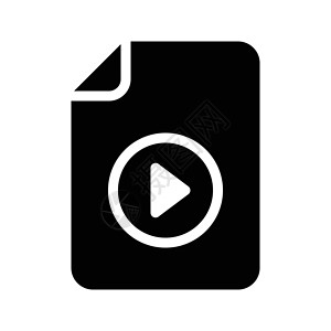 媒体音乐播放器插图按钮黑色白色文档格式相机电影背景图片