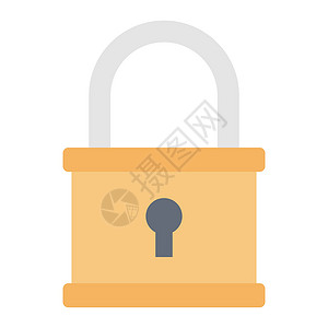私有的代码锁孔隐私密码白色商业挂锁插图互联网安全背景图片
