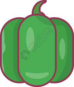 胡椒辣椒植物载体食物蔬菜中风烹饪农业花园插图背景图片