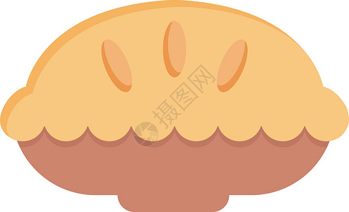 蛋糕食物脆皮甜点烹饪奶油插图糕点营养面包盘子背景图片