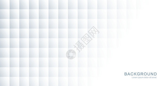 白方形抽象背景 用于封面 横幅 网站装饰网络装饰品马赛克灰色墙纸正方形风格插图几何学背景图片