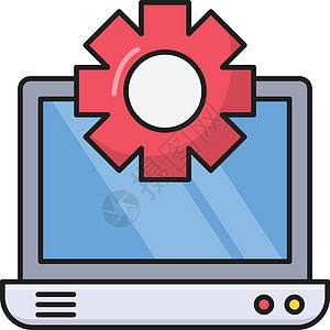 环境电脑工具齿轮商业技术安装服务硬件笔记本插图背景图片