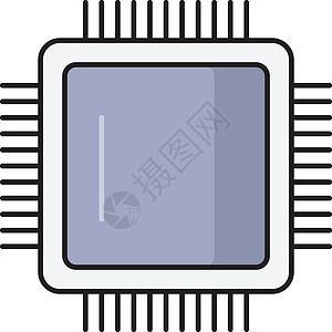 处理器商业艺术网络木板电路芯片插图硬件电子技术背景图片