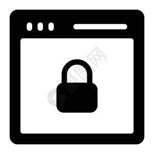 浏览器网络信用插图互联网填充金融密码轮廓电脑信用卡背景图片