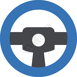 方向圆圈司机圆形标识插图汽车车辆运输机器控制背景图片