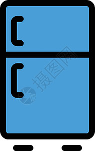 冰箱标识温度冻结标签插图家电冷却器网络控制背景图片