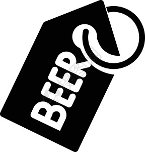 标签啤酒徽章横幅贴纸框架酒吧插图酒精玻璃装饰品背景图片