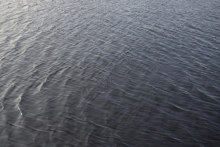 海况- 平坦的轻柔波纹水表面质地体背景