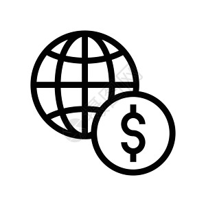 银行业交换收益经济白色金融投资商业插图网络货币背景图片