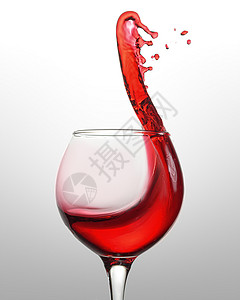 流动的红酒杯子杯子里一滴红酒背景
