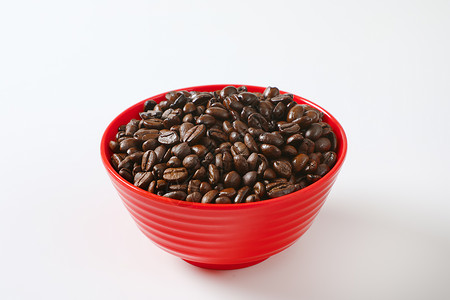 烤咖啡豆团体贸易棕色背景图片