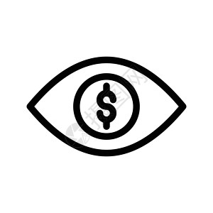 美元货币网络蓝色商业银行业插图眼睛眼球手表金融背景图片