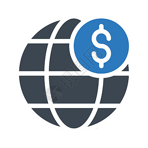在线投资艺术互联网金融银行业商业地球插图货币世界背景图片