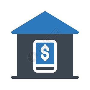 付款银行业电子手机购物卡片互联网房子技术电话业务背景图片