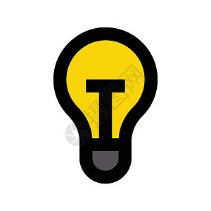 创造性网站黑色商业照明插图网络创新解决方案思考灯泡背景图片