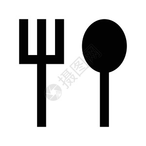 勺子餐具宴会桌子菜单插图银器餐厅食物白色厨房背景图片