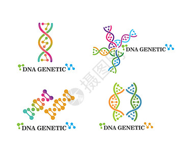 染色体图标Dna 遗传标志图标它制作图案药品粒子生活代码测试螺旋药店技术细胞科学设计图片