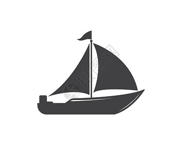 帆船logo海浪罗盘高清图片