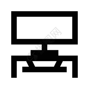 LCD 液晶广播展示桌子视频技术监视器电视娱乐家具电影背景图片