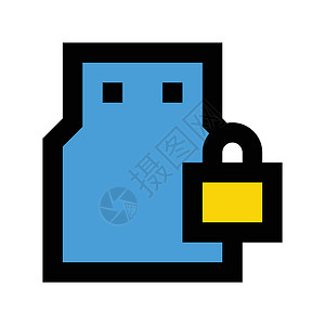 安全秘密挂锁钥匙商业插图隐私代码白色网络密码背景图片
