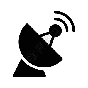 天天线卫星插图信号收音机天线传播电讯网络海浪电视背景图片