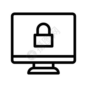 锁插图技术展示手机细胞安全商业挂锁隐私网络背景图片
