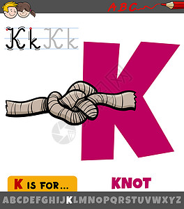 用卡通节的字母字母字母 K背景图片