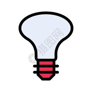 blub 灯泡照明黑色力量技术活力解决方案发明插图创新背景图片