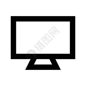 屏幕商业插图技术展示监视器电视电脑电子视频黑色背景图片