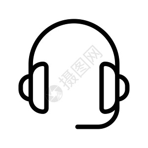 镬耳屋门头耳头小时帮助推销操作员讲话桌子热线求助服务扬声器插画