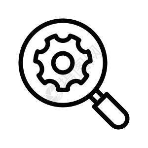 搜索营销放大镜引擎机械研究工程技术服务齿轮工具背景图片
