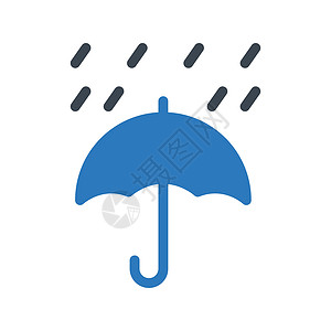 伞式雨伞插图白色配饰气候黑色天气季节安全气象背景图片