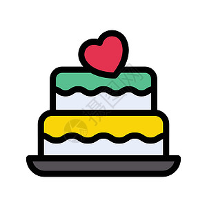 白色烤漆蛋糕绘画礼帽小吃厨师糕点白色甜点婚礼黑色网站插画