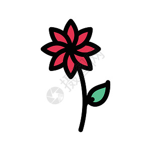 公园绿色插图植物白色黑色标识郁金香植物群花园玫瑰背景图片