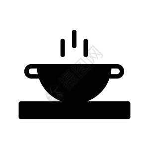 有疗效的粮食食品艺术标识标签营养菜肴疗效勺子杯子插图烹饪插画