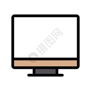 屏幕电脑液体插图监视器互联网技术电视商业展示视频背景图片