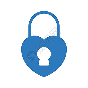 浪漫爱情锁孔派对储物柜挂锁互联网安全插图网络秘密钥匙背景图片