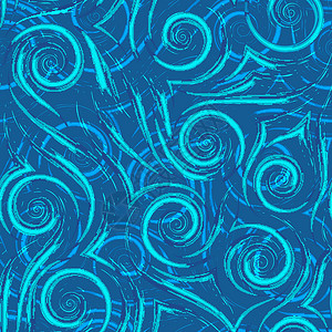 条状螺旋图案无缝模式蓝色的高清图片