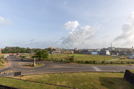 Galle 国际板球体育场蟋蟀场地地面旅游会议运动草地团队城市背景图片