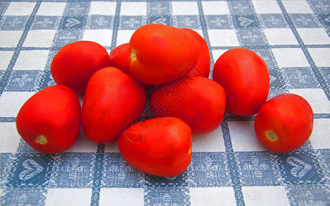 桌上的红梅西红番茄生物蔬菜美食沙拉乡村营养团体农业农场烹饪背景图片